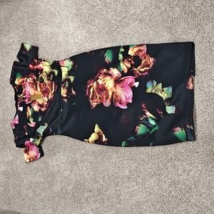 NWT Alexia Admor Enchanted Garden Floral Scuba Sheath Dress, Sz Small